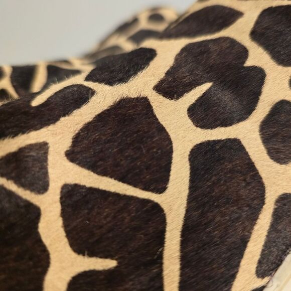 Coconuts Matisse Harlan Giraffe Print Calf hair leather High Top Sneaker Booties - Picture 4 of 12